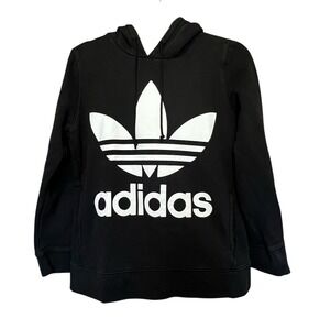Adidas Trefoil Hoodie S Logo Sweatshirt Classic Athletic‎ Streetwear 90s Retro